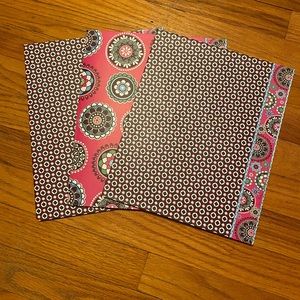3 Vera Bradley Folders